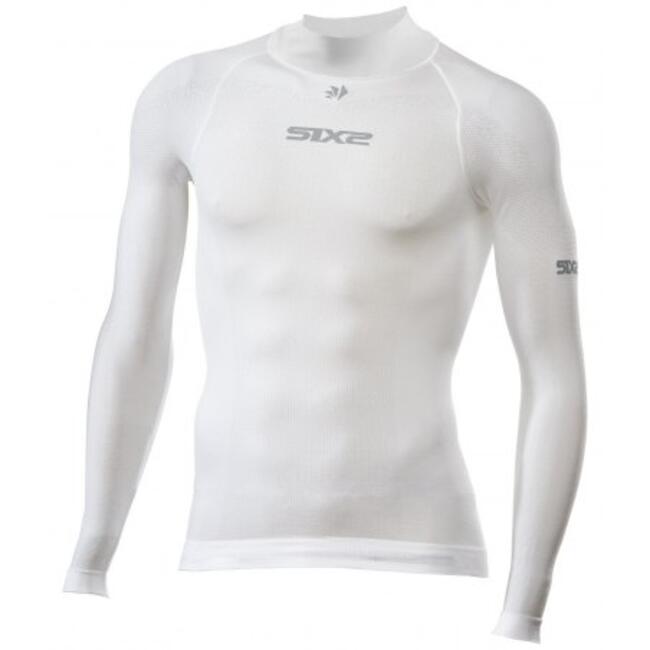 Six2 Maglia Termica Moto White Carbon Unisex